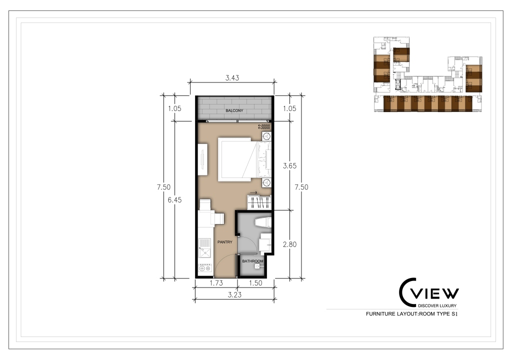 STUDIO RESIDENCE Floor Plan